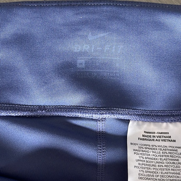 Nike Mesh Leggings with Drawstring - Picture 2 of 6